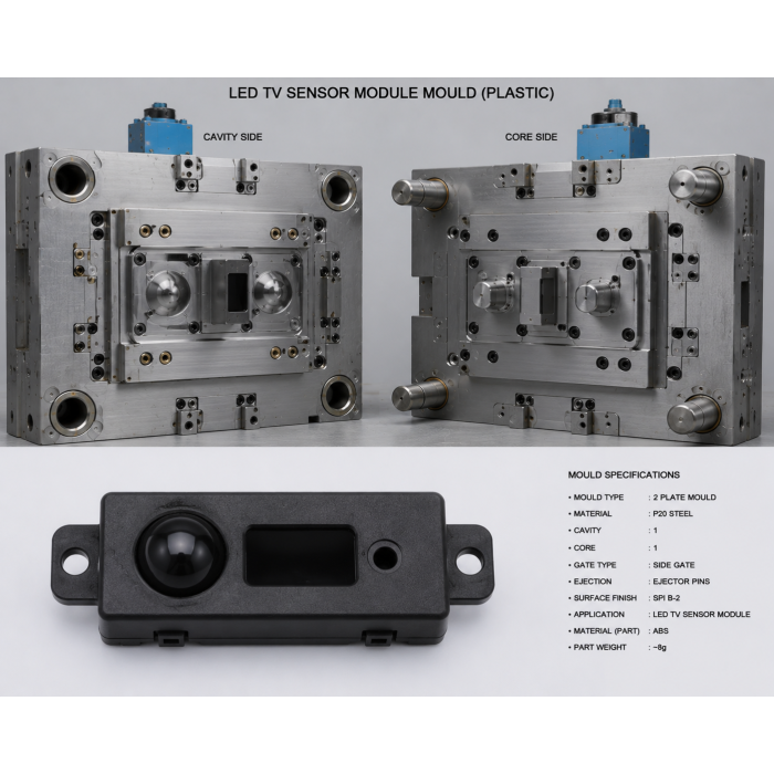 LED TV Sensor Module Mould Infographic
