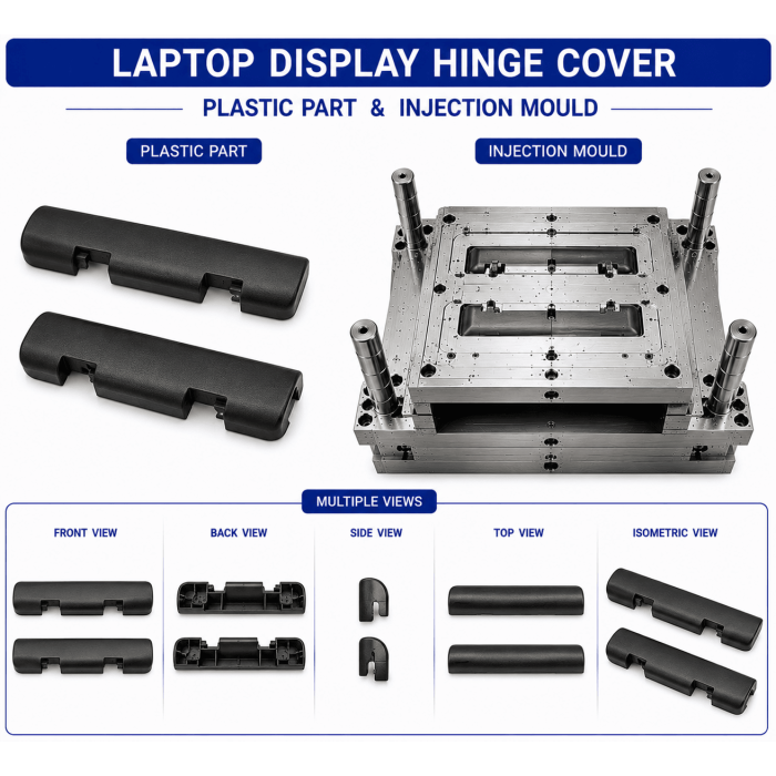 Laptop Plastic Display Hinge Cover