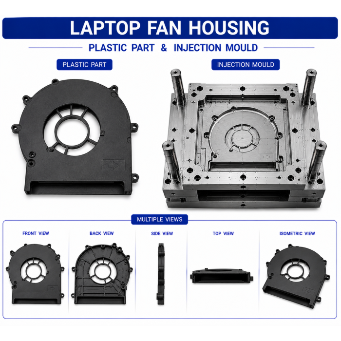 Laptop Plastic Fan Housing