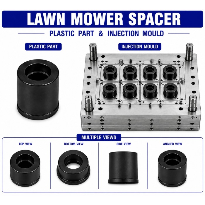 Lawn Mower Plastic Spacer Mould and Moulding Services Lawn Mower Plastic Spacer Mould and Moulding Services