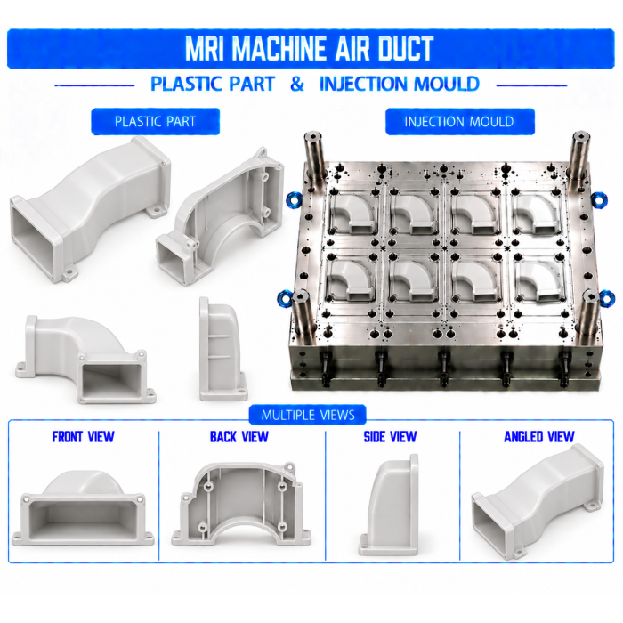 MRI Machine Plastic Air Duct Mould and Moulding Services