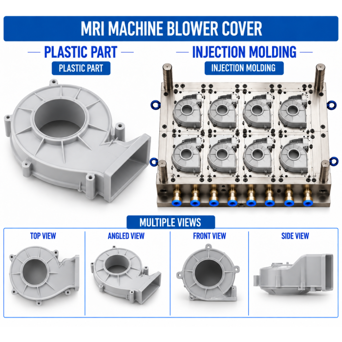 MRI Machine Plastic Blower Cover Mould and Moulding Services