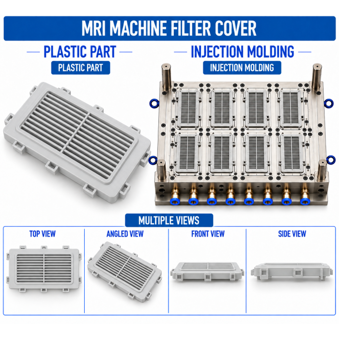 MRI Machine Plastic Filter Cover Mould and Moulding Services