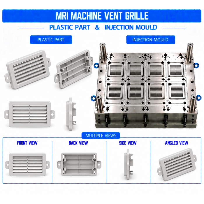 MRI Machine Plastic Vent Grille Mould and Moulding Services