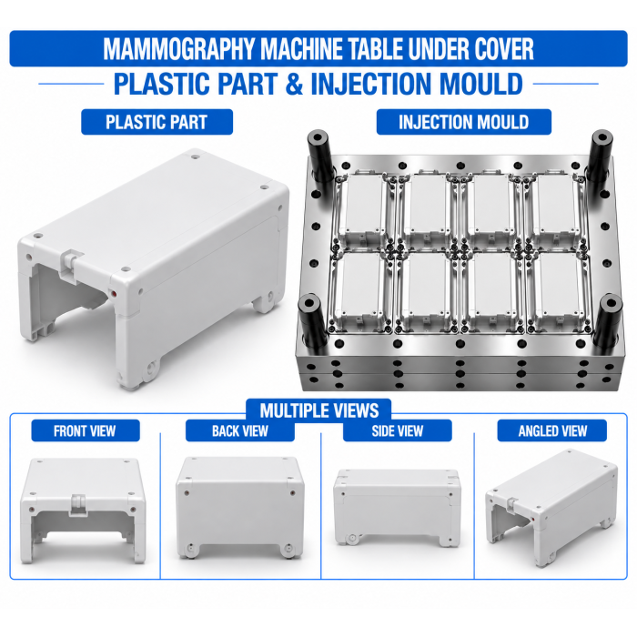 Mammography Machine Plastic Table Under Cover Mould and Moulding Service