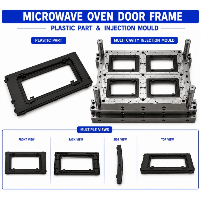 Microwave Oven Plastic Door Frame Mould and Moulding Services Microwave Oven Plastic Door Frame Mould and Moulding Services