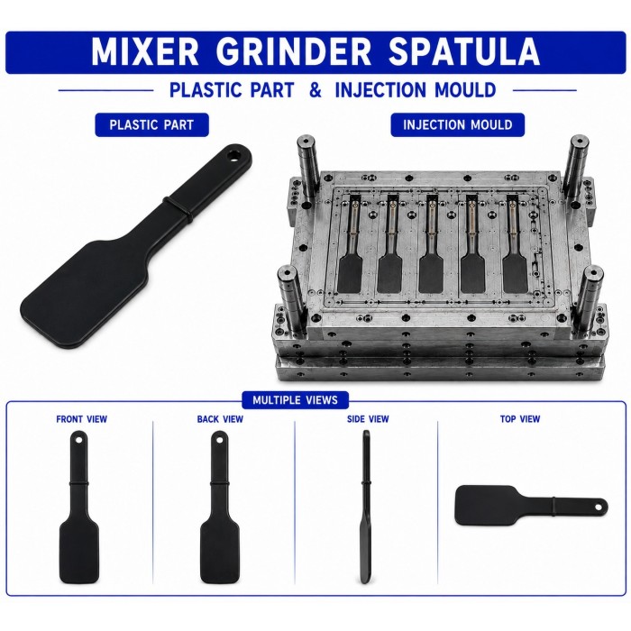 Mixer Grinder Plastic Spatula Mould and Moulding Service Mixer Grinder Plastic Spatula Mould and Moulding Service