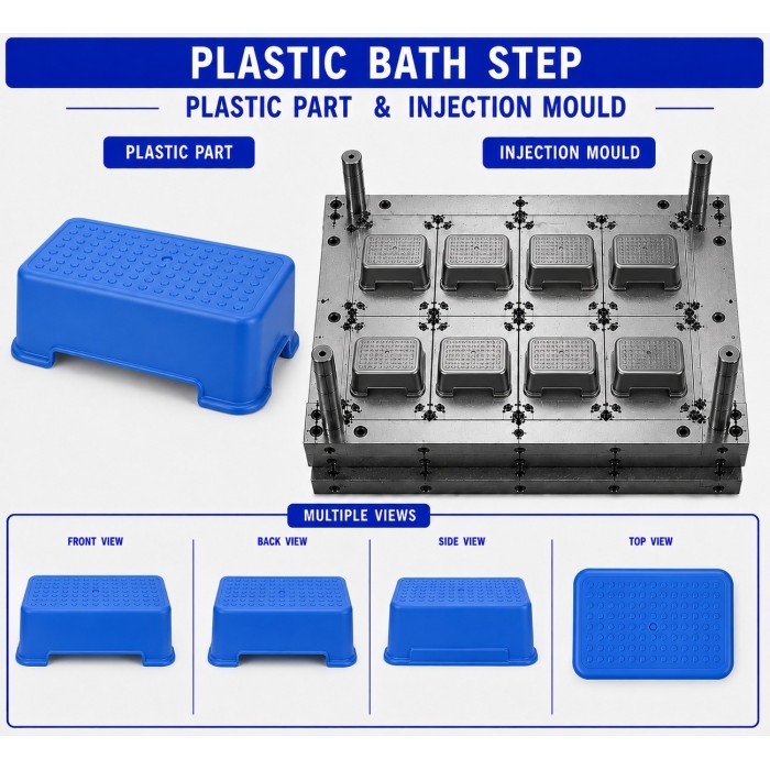 Plastic Bath Step Mould and Moulding Service Plastic Bath Step Mould and Moulding Service