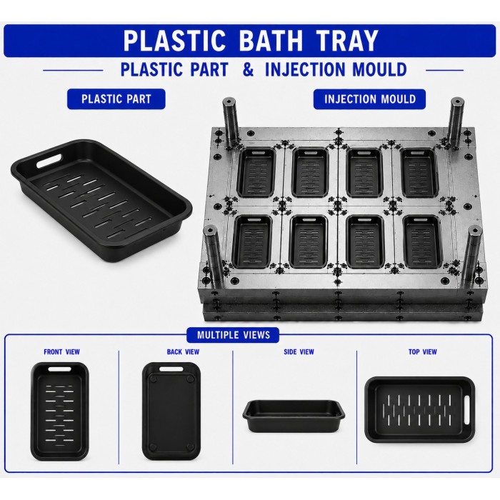 Plastic Bath Tray Mould and Moulding Service Plastic Bath Tray Mould and Moulding Service