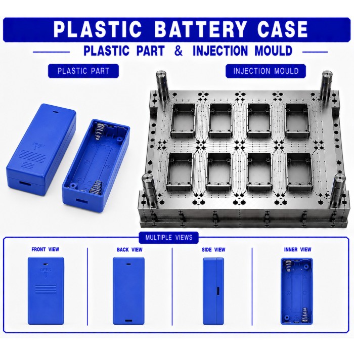 Plastic Battery Case Mould and Moulding Service Plastic Battery Case Mould and Moulding Service