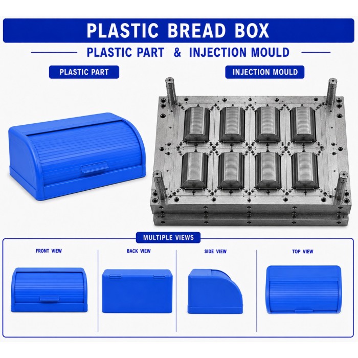 Plastic Bread Box Mould and Moulding Service