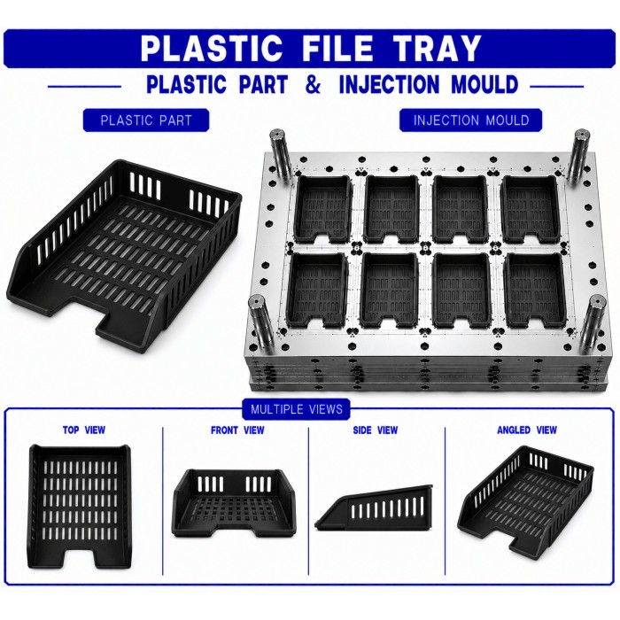 Plastic File Tray Mould and Moulding Service Plastic File Tray Mould and Moulding Service