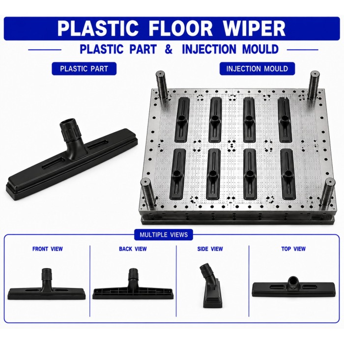 Plastic Floor Wiper Mould and Moulding Service