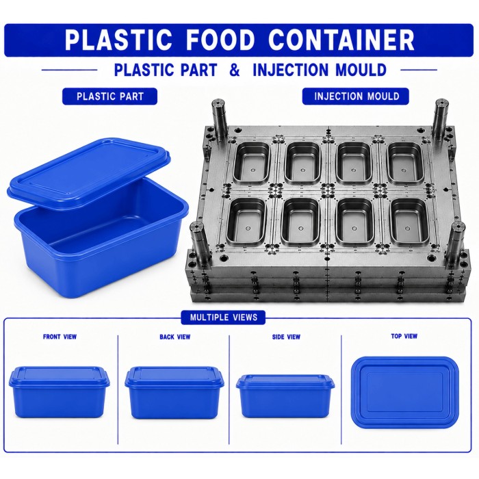 Plastic Food Container Mould and Moulding Service Plastic Food Container Mould and Moulding Service