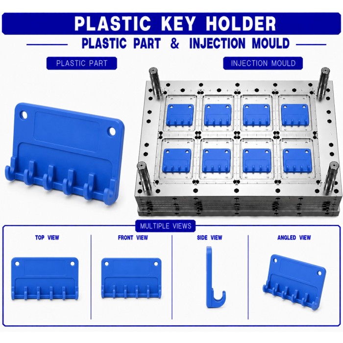 Plastic Key Holder Mould and Moulding Service