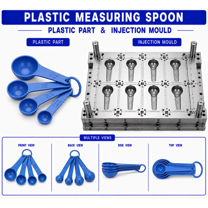 Plastic Measuring Spoon Mould and Moulding Service