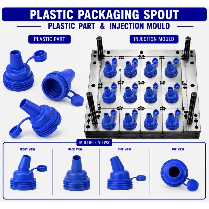 Plastic Packaging Spout Mould and Moulding Service