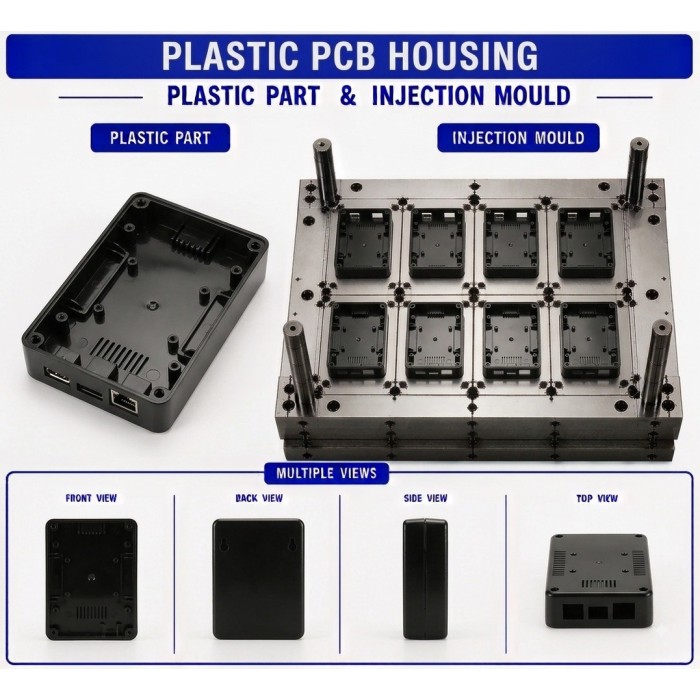 Plastic Pcb Housing Mould and Moulding Service