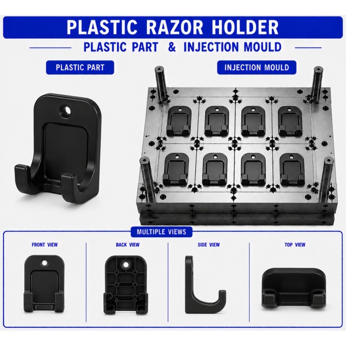 Plastic Razor Holder Mould and Moulding Service