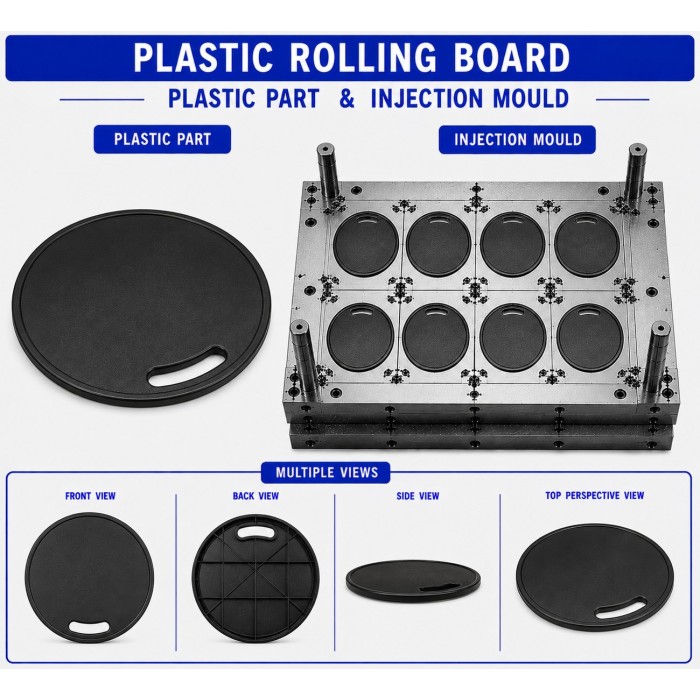 Plastic Rolling Board Mould and Moulding Service