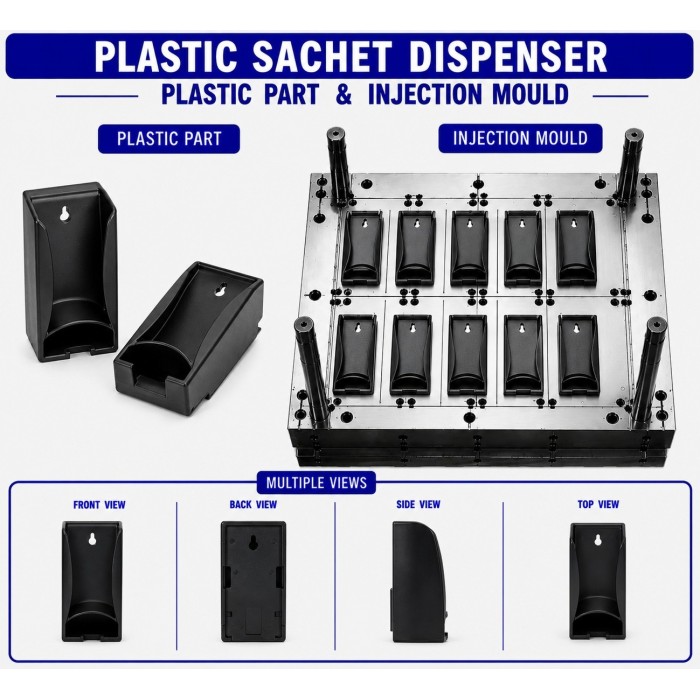 Plastic Sachet Dispenser Mould and Moulding Service