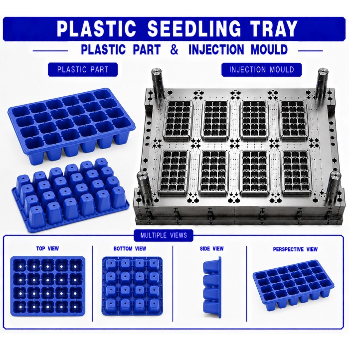 Plastic Seedling Tray Mould and Moulding Service