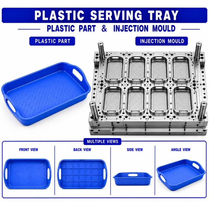 Plastic Serving Tray Mould and Moulding Service