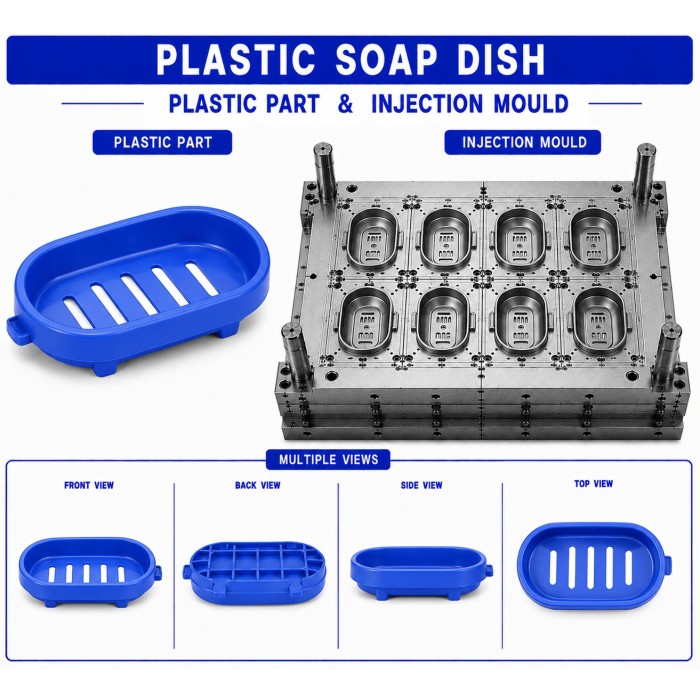 Plastic Soap Dish Mould and Moulding Service