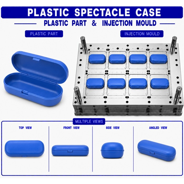 Plastic Spectacle Case Mould and Moulding Service