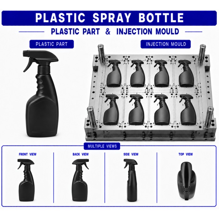 Plastic Spray Bottle Mould and Moulding Service