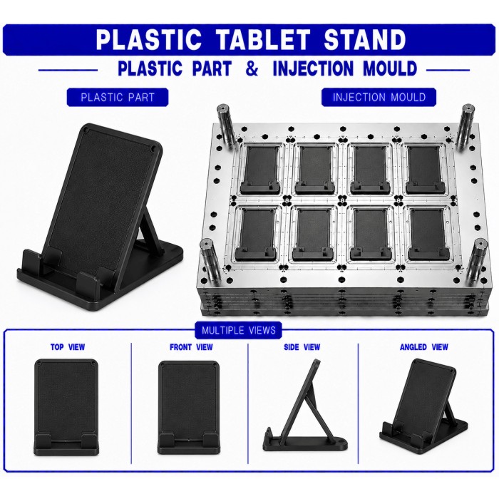 Plastic Tablet Stand Mould and Moulding Service Plastic Tablet Stand Mould and Moulding Service