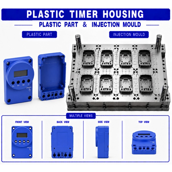 Plastic Timer Housing Mould and Moulding Service