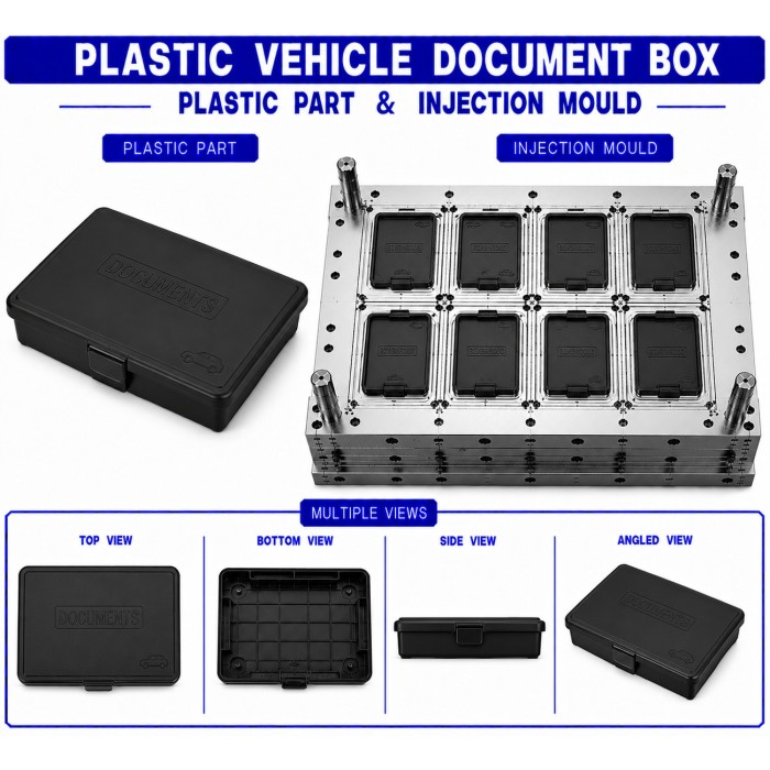 Plastic Vehicle Document Box Mould and Moulding Service