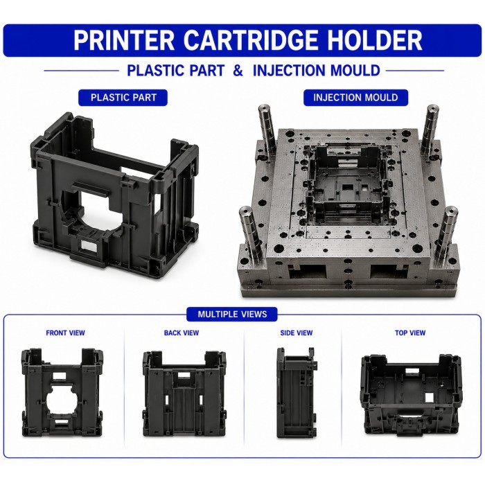 Printer Plastic Cartridge Holder 
