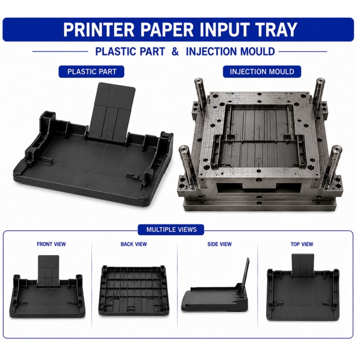 Printer Plastic Paper Input Tray 