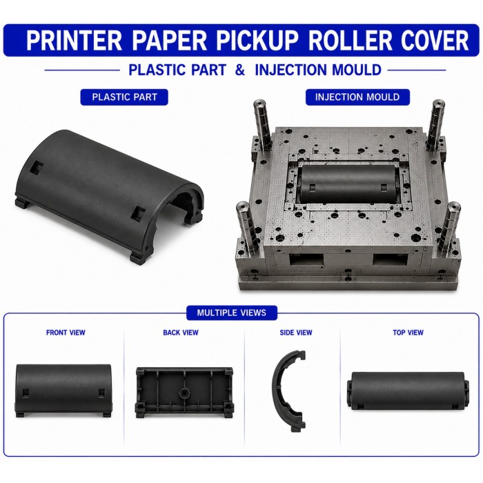 Printer Plastic Paper Pickup Roller Cover