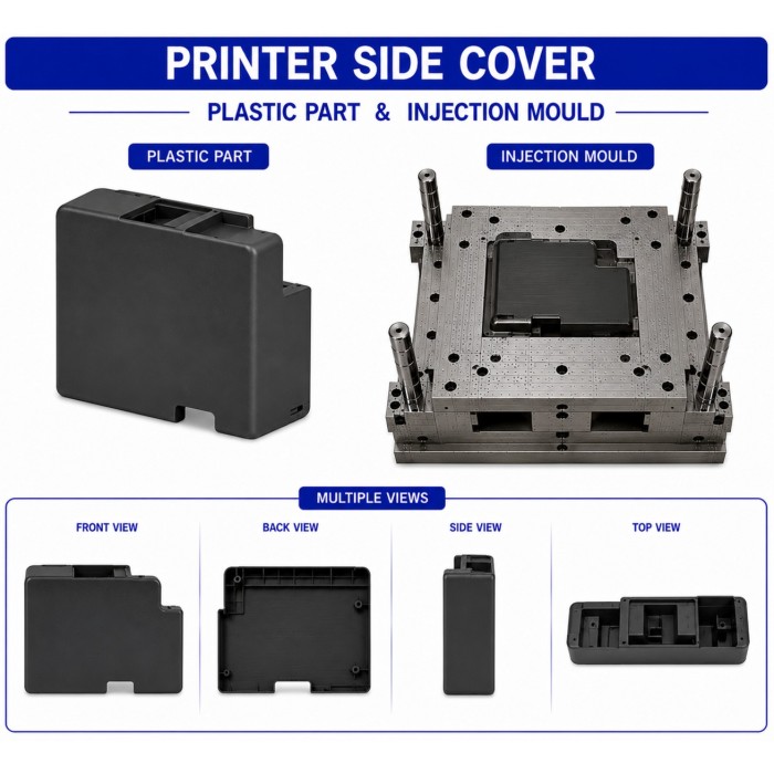 Printer Plastic Side Cover 