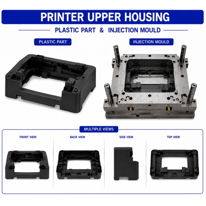 Printer Plastic Upper Housing