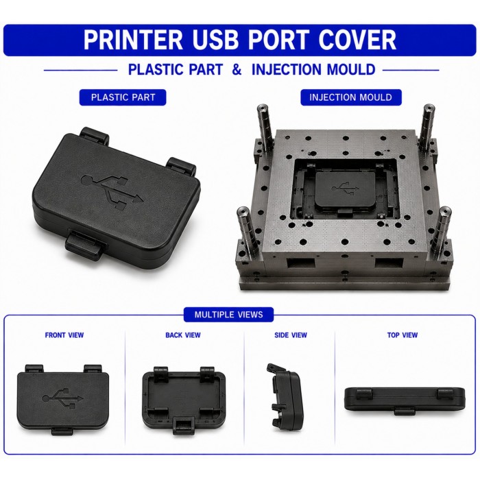 Printer Plastic USB Port Cover