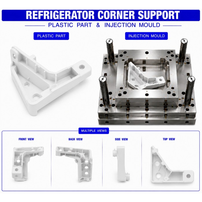 Refrigerator Plastic Corner Support