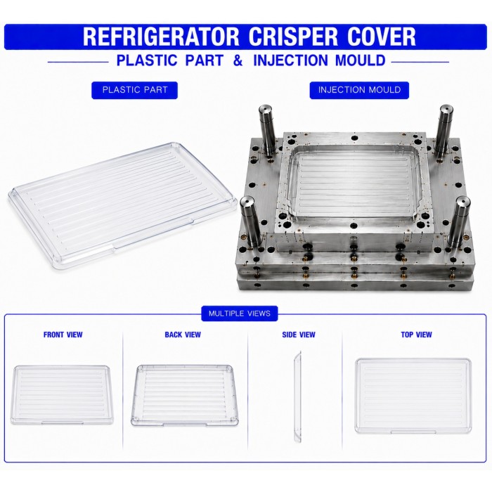 Refrigerator Plastic Crisper Cover Refrigerator Plastic Crisper Cover