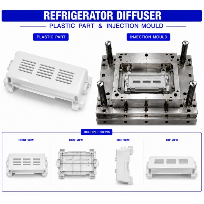 Refrigerator Plastic Diffuser