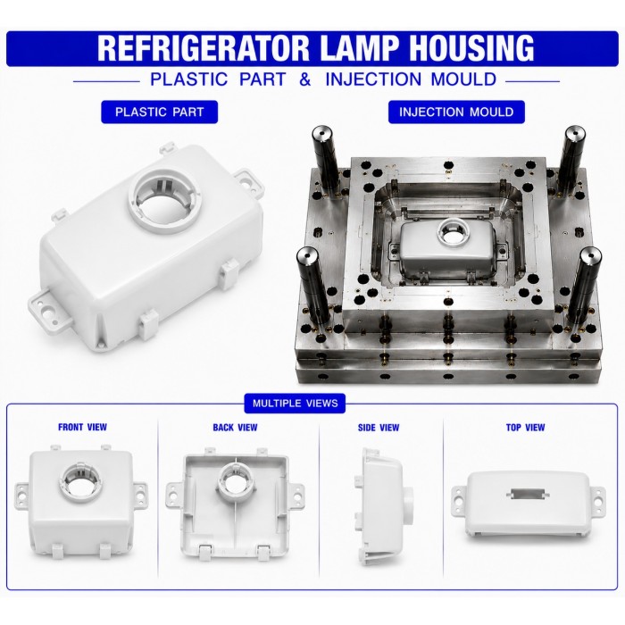 Refrigerator Plastic Lamp Housing Refrigerator Plastic Lamp Housing