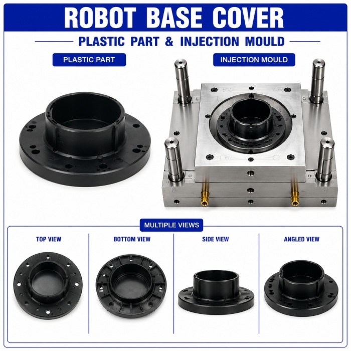 Robot Plastic Base Cover Mould and Moulding Services Robot Plastic Base Cover Mould and Moulding Services