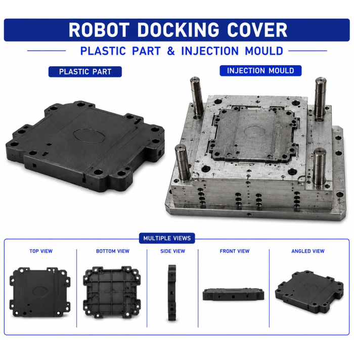 Robot Plastic Docking Cover Mould and Moulding Services Robot Plastic Docking Cover Mould and Moulding Services