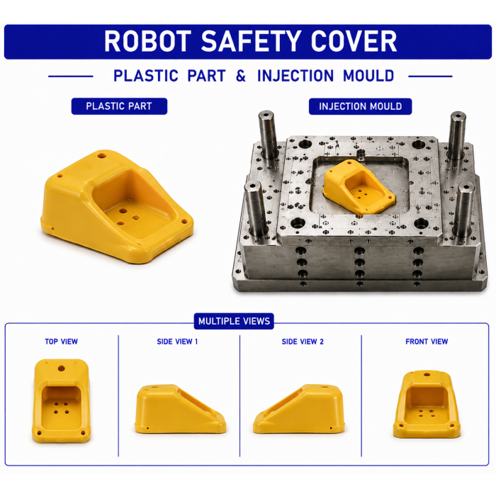 Robot Plastic Safety Cover Mould and Moulding Services Robot Plastic Safety Cover Mould and Moulding Services