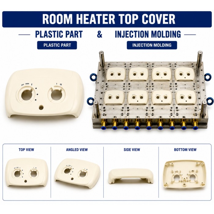 Room Heater Plastic Top Cover Mould and Moulding Service Room Heater Plastic Top Cover Mould and Moulding Service
