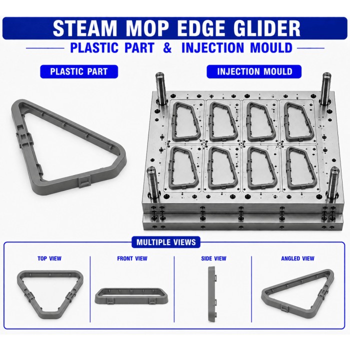Steam Mop Plastic Edge Glider Mould and Moulding Service