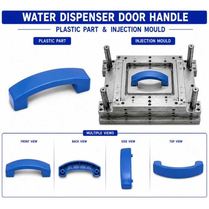 Water Dispenser Plastic Door Handle 