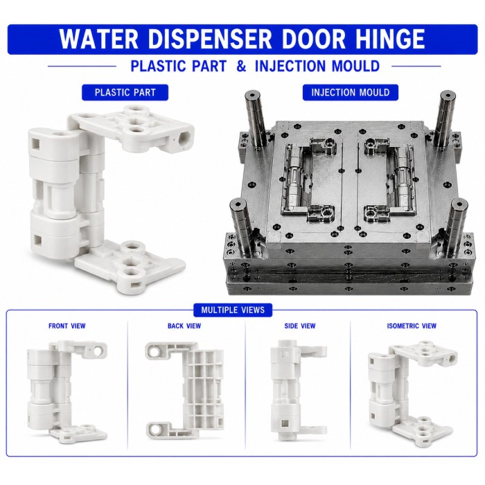 Water Dispenser Plastic Door Hinge